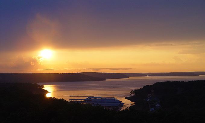 Sunset at Beautiful Skiatook Lake