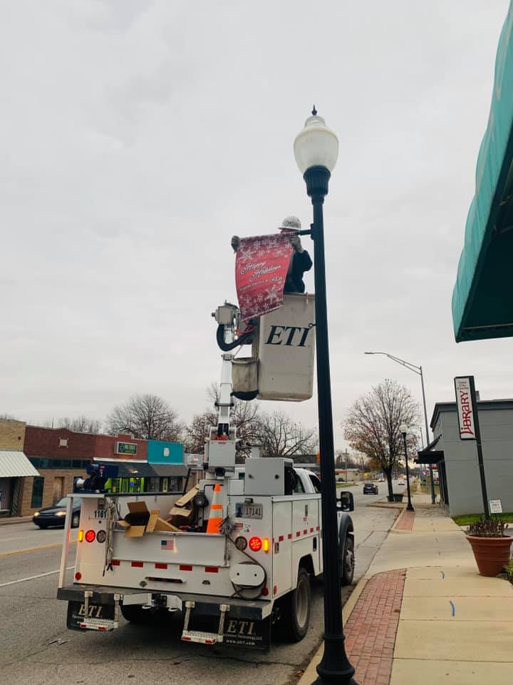 Public Works holiday decor